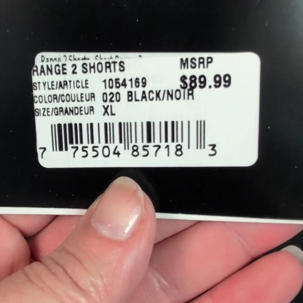 Garneau‎ Sleek Black Athletic Biking Cycling Shorts for Men